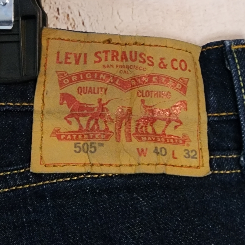 Levi's Classic Indigo Straight Men's Jeans 505 - Picture 4 of 4